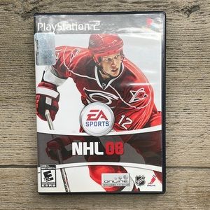 🏒 Playstation 2 NHL 08 PS2 Sony Video Game sports hockey EA Sports 🥅